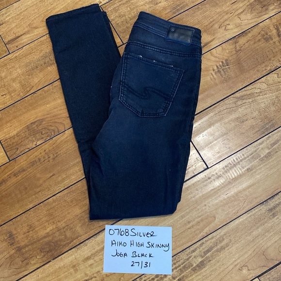 Silver aiko high skinny black joga Jeans - Picture 7 of 7
